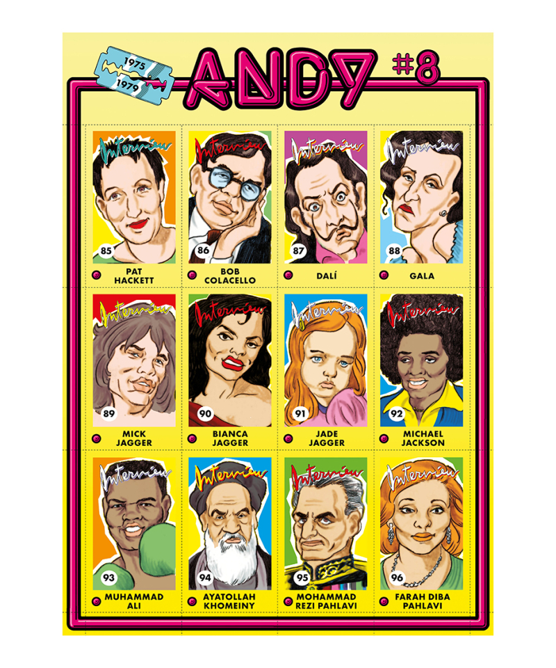 Typex Andy Signed Print Cards Very Limited Edition